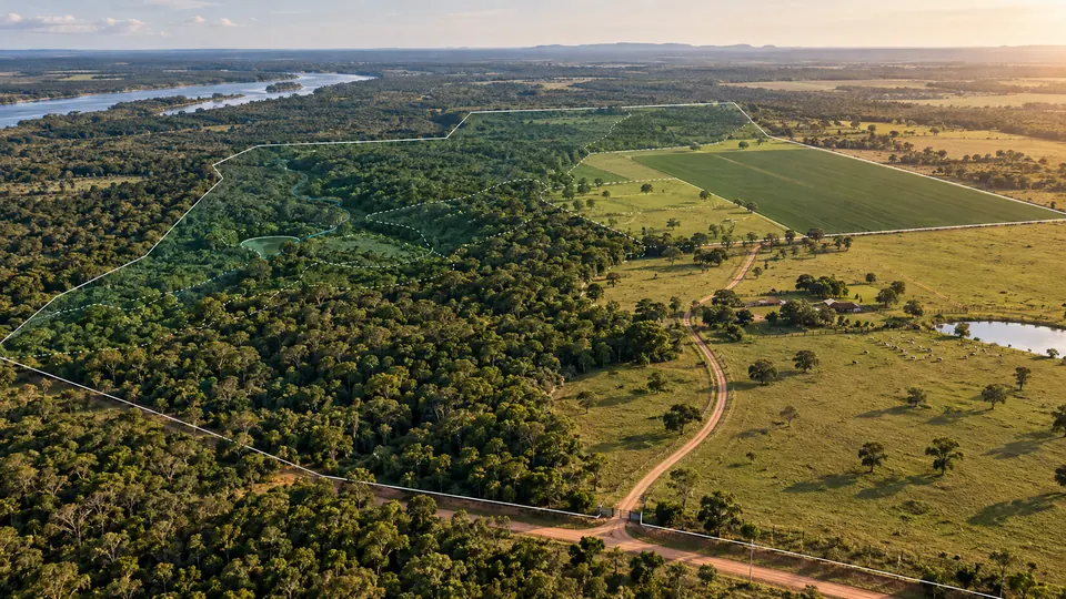 Aerial land analysis for rural property